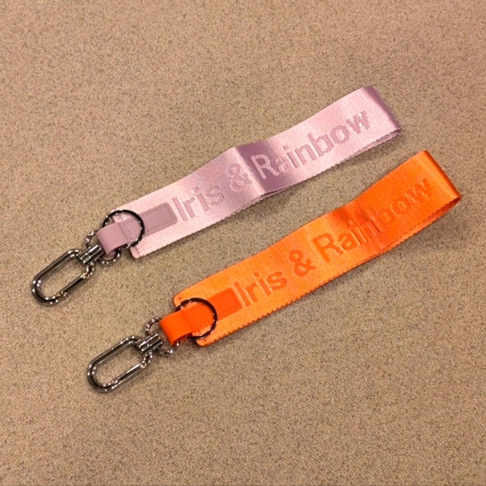 IRIS & RAINBOW Keychain Card Holder Wristlet  x 2
